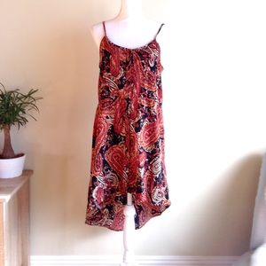 Paisley Print Dress